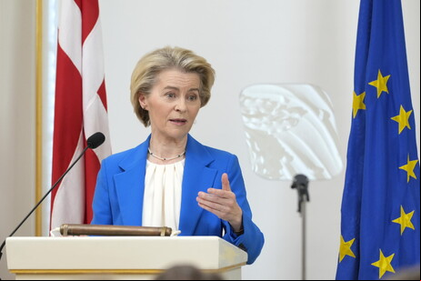 Von der Leyen realiza visita na Dinamarca