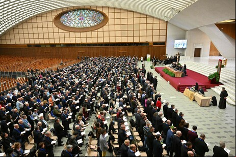 Reunião da Conferência Episcopal Italiana (CEI) no Vaticano, em foto de arquivo