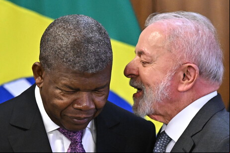 Lula recebeu o presidente angolano, João Lourenço