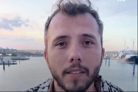 Thiago Ávila integrava barco que tentava levar ajuda humanitária à Faixa de Gaza